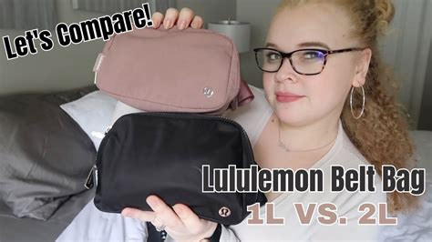 lululemon belt bag 1l vs 2l